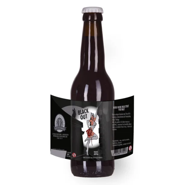 Black Out - Bière noire milk stout Fontestorbes Belesta