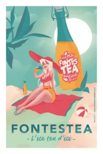 Affiches pour le Ice tea de Fontestorbes