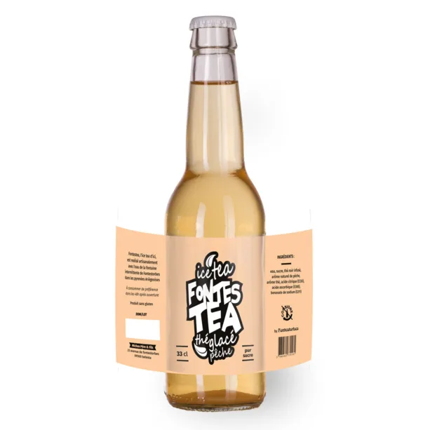 Ice Tea de la Limonade de Fontestorbes, thé glacé à la pêche