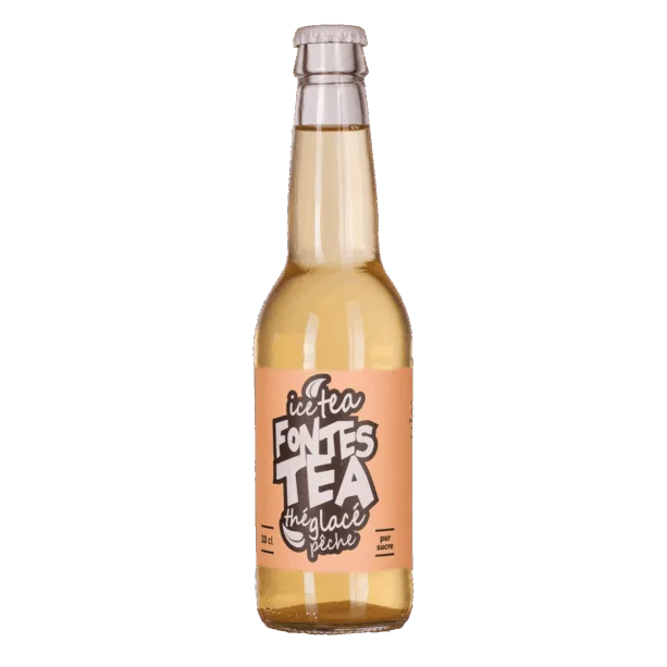 Ice Tea de la Limonade de Fontestorbes, thé glacé à la pêche