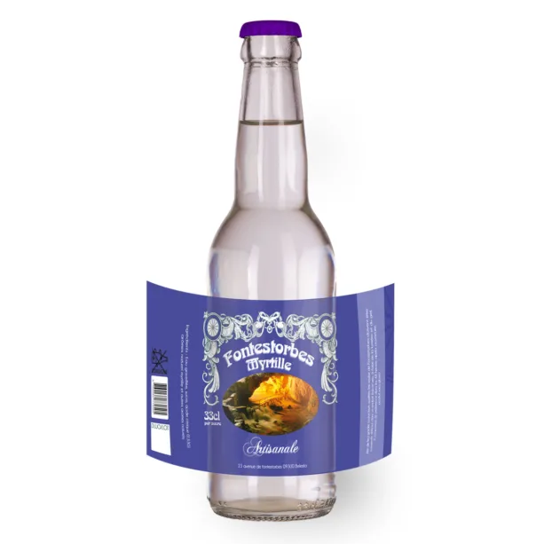 Limonade Myrtille - Limonade de Fontestorbes Belesta