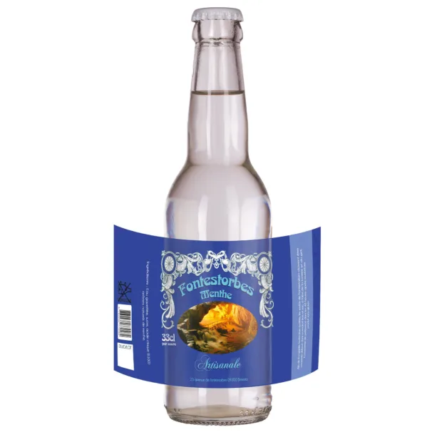 Limonade menthe artisanale de Fontestorbes