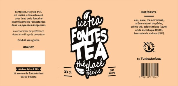 Fontestea, Ice tea pêche artisanale de Fontestorbes